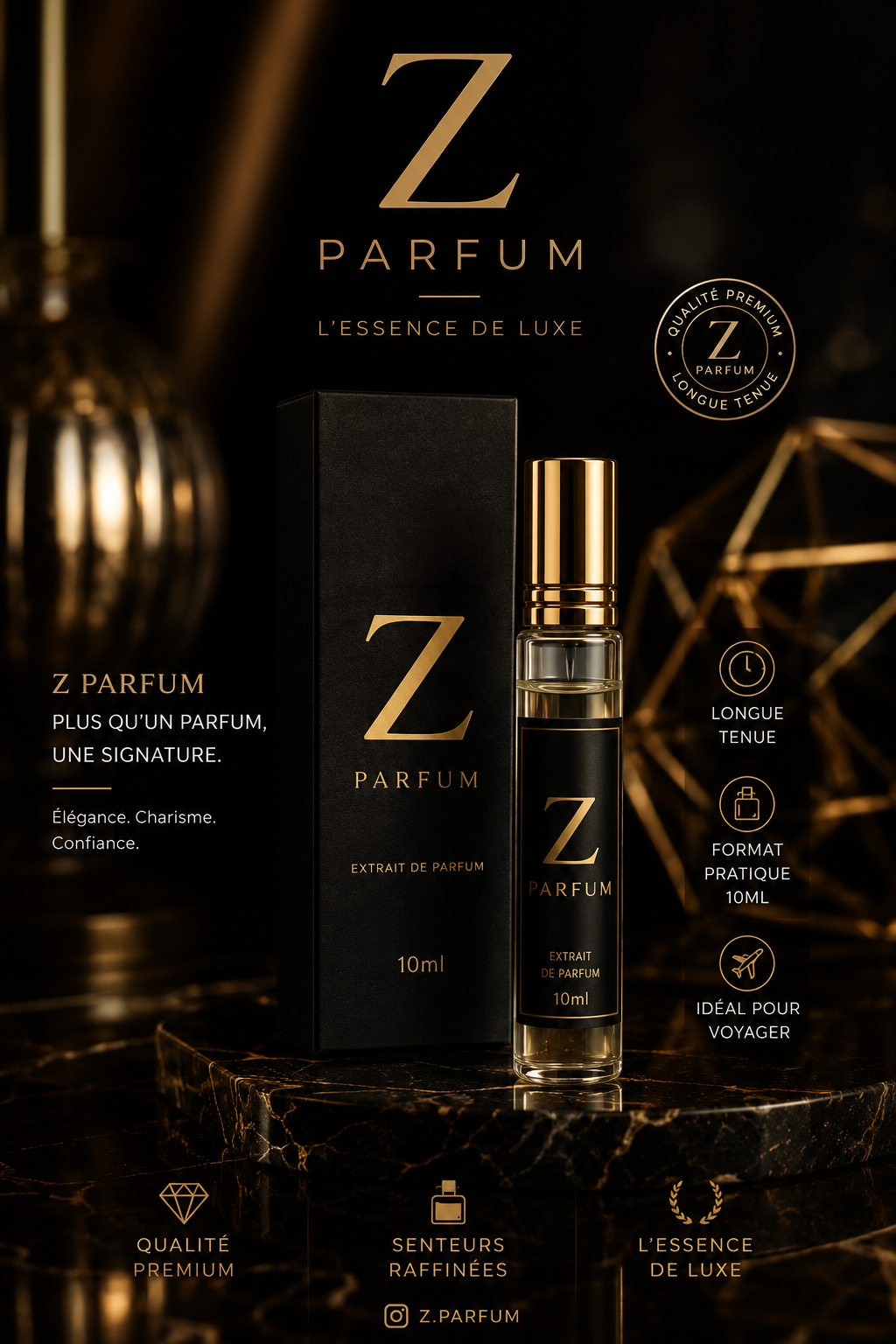décante parfum 10ml.
